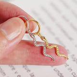 Punk Snake Animal Pendant Tassel Silver Jewelry