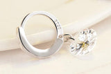 925 Silver Zirconia Pendant Earrings For Women S-E29