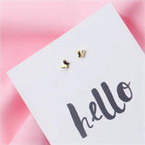 925 Silver Butterfly Stud Earrings for Women Small Stylish Jewelry