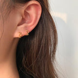 S925 Silver Hoop Earrings for Women, Anti Allergic Jewelry