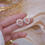 Korea Hot Selling 14K Real Plating Wedding Earrings