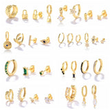 6pcs 925 Sterling Silver Evil Eye Stud Earrings for Women
