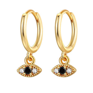 Zircon Plated Dangle Earrings for Women