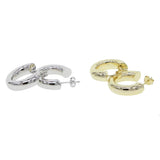 925 Silver Small Hoop Earring 20mm Thickness