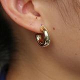 925 Silver Small Hoop Earring 20mm Thickness