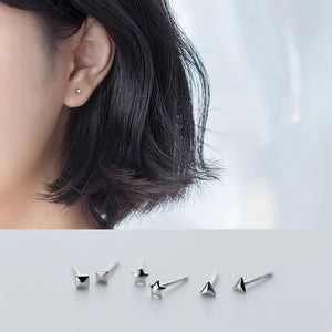 925 Sterling Silver Tiny Stars Earrings for Kids Girl Jewelry