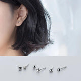 925 Sterling Silver Tiny Stars Earrings for Kids Girl Jewelry