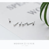 925 Sterling Silver Tiny Stars Earrings for Kids Girl Jewelry
