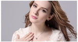 925 Silver Horseshoe Earrings Zirconia Studs for Women