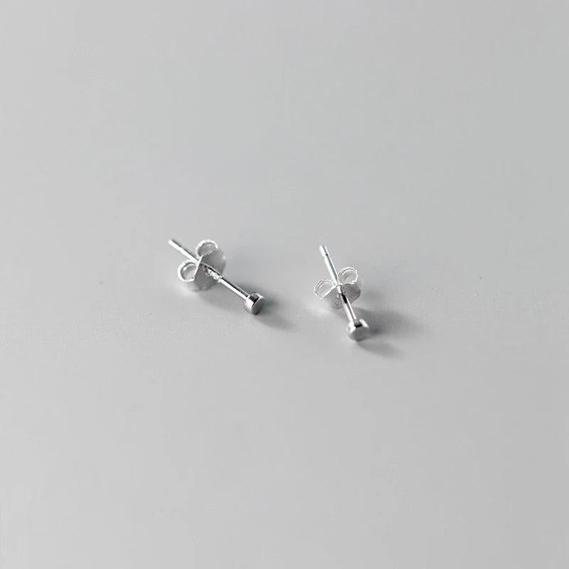 Silver 925 Stud Earrings For Women - Keep Pierced Ears Small