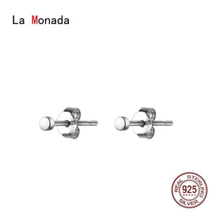 Silver 925 Stud Earrings For Women - Keep Pierced Ears Small