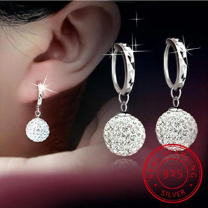 925 Silver Zirconia Earrings Women