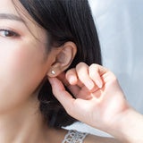 Trustdavis 925 Sterling Silver Mini Fish Charm Stud Earrings