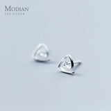 925 Silver Triangle Stud Earring for Women