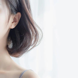 925 Silver Triangle Stud Earring for Women