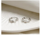 925 Silver Twisted Earrings for Women - Sexy Jewelry Gift