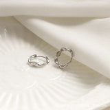 925 Silver Twisted Earrings for Women - Sexy Jewelry Gift