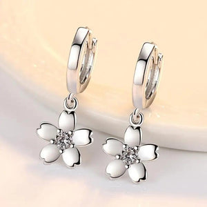 925 Silver Fresh Cherry Drop Earrings S-E451