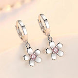 925 Silver Fresh Cherry Drop Earrings S-E451