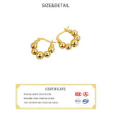 925 Silver Punk Cuba Chain Gothic Stud Earrings for Women