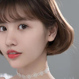 925 Silver Geometric Love Star Stud Earrings for Women