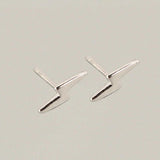 925 Sterling Silver Mini Lightning Stud Earrings for Women
