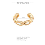 Sterling Silver Marquise Zircon Light Clip Earring For Women