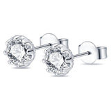 925 Silver CZ Stud Earrings Star Butterfly Unicorn