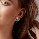 925 Silver CZ Stud Earrings Star Butterfly Unicorn