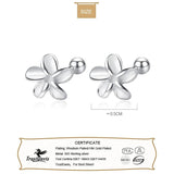Trustdavis 925 Silver Flower Stud Nose nail For Women