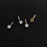 925 Silver Zircon Earrings for Women - Temperament Jewelry