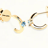 925 Silver Diamond Crystal Zircon Stud Earrings