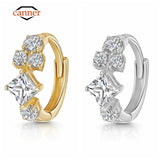 Small Round Piercing Cartilage Hoop Earring 18k Plated 925 Sterling Silver