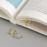 925 Silver Mini Zircon Evil Eyes Earrings for Women