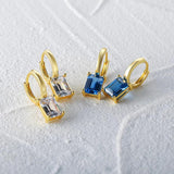 925 Silver Zircon Pendant Earrings for Women