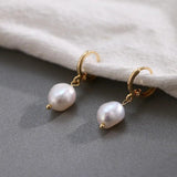 14KGF Freshwater Pearl Earrings for Women