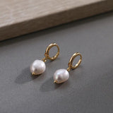 14KGF Freshwater Pearl Earrings for Women