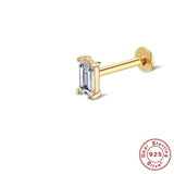 Zircon Stud Earrings Women S925 Sterling Silver Ear Bone Earring Fine Jewelry