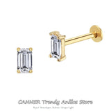 Zircon Stud Earrings Women S925 Sterling Silver Ear Bone Earring Fine Jewelry