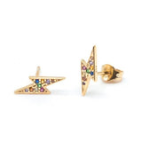Florato 925 Silver Lightning/Flower/Thorn Hoop Earrings Set