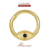 925 Silver Hoop Earrings with Zirconia for Women