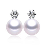 Freshwater Pearl Princess Earrings 925 Silver Jewelry