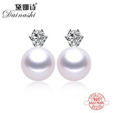 Freshwater Pearl Princess Earrings 925 Silver Jewelry