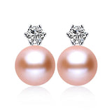 Freshwater Pearl Princess Earrings 925 Silver Jewelry