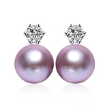 Freshwater Pearl Princess Earrings 925 Silver Jewelry