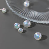 925 Silver Mermaid Pearl Stud Earrings Charming Jewelry Gift