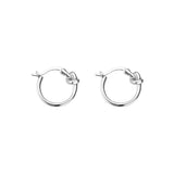 925 Sterling Silver Circle Earrings Birthday Gift