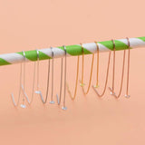 TrustDavis 925 Sterling Silver Earring Accessories Bead String DIY Jewelry