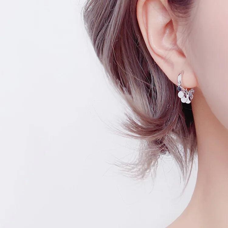 925 Sterling Silver Hoop Earrings for Women