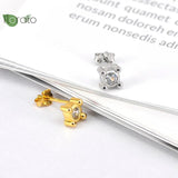 925 Silver Evil Eye Stud Earrings Women Party Jewelry